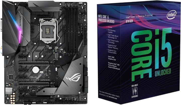 Produktbild ASUS ROG STRIX Z370-F GAMING + i5-8600K