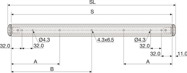 Image du produit Accuride Glissières à billes à sortie totale Dual 3630