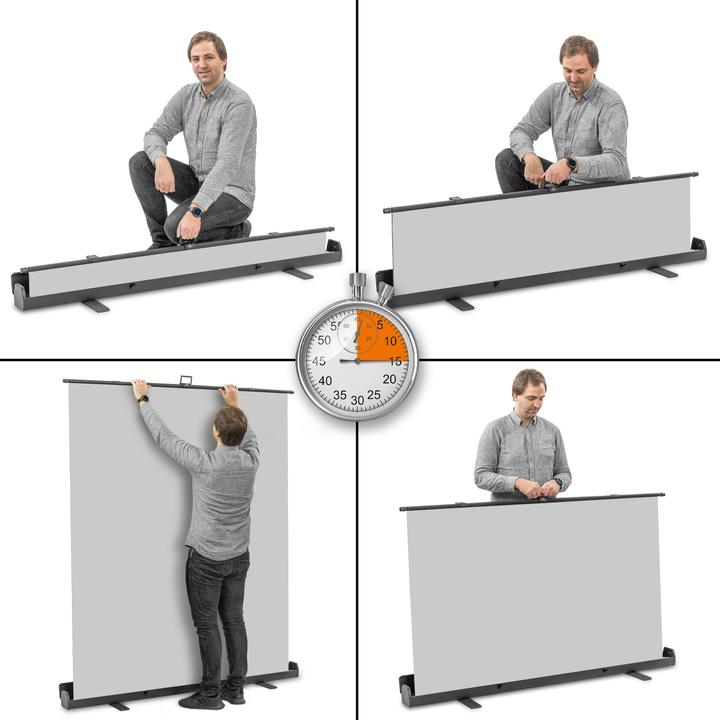 Actual product image Walimex pro Roll-up panel background (165 cm, 226 cm)