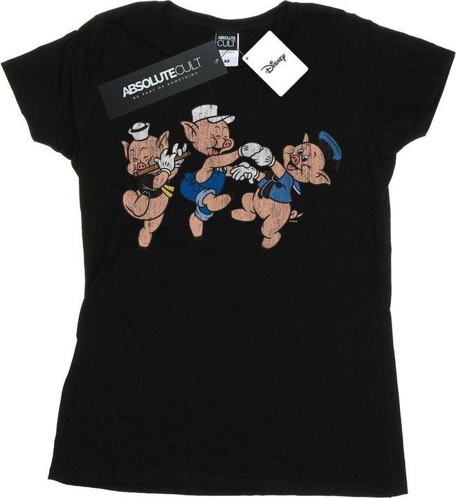 Disney Three Little Pigs Having Fun TShirt (XL)