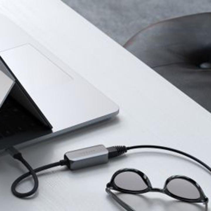 Productafbeelding Satechi USB-C naar Ethernet-adapter 2.5Gb (USB-C, RJ45 2.5 Gigabit Ethernet (1x))