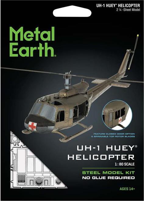 Actual product image Metal Earth Helicopter UH-1 Huey