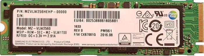 Produktbild Samsung Pm961 Oem (512 GB, M.2)