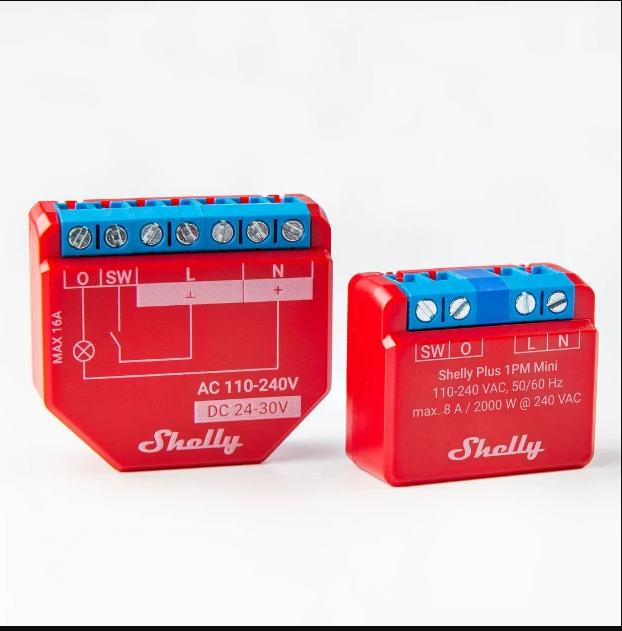 Actual product image Shelly 1PM Mini Gen3 (Switch actuator)