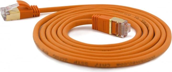 Actual product image Wantec Extra thinCat.7 raw cable SSTP patch cable (S/FTP, CAT7, 0.10 m)