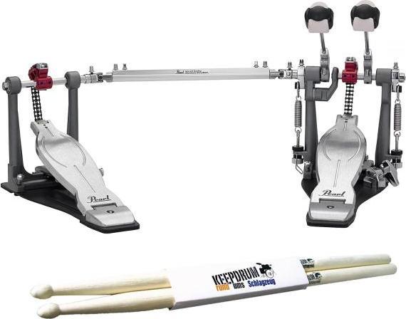 Produktbild Pearl P-1032R Doppel-Fussmaschine mit Drumsticks