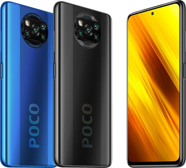 Produktbild Xiaomi Poco X3 (128 GB, Shadow Grey, 6.67", Hybrid Dual SIM, 64 Mpx, 4G)