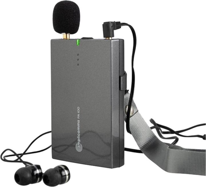 Image du produit Audioline Amplificateur auditif avec microphone directionnel (Réglage du son, Micro, Bass Boost, USB-DAC)