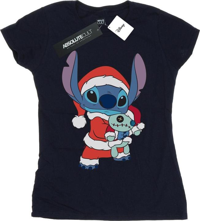 Disney Lilo And Stitch Stitch Christmas TShirt (XXL)
