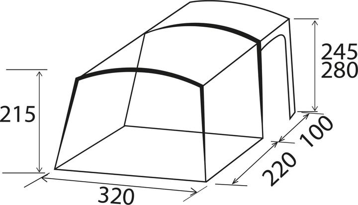 Actual product image Brunner Awning Trails HC (Awning, 18 kg, 1 person)