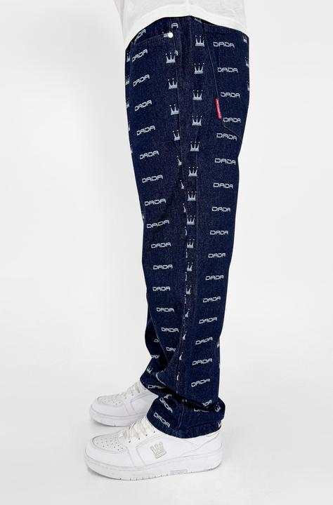 Actual product image Dada Supreme All Over Loose Fit Jeans - 179919 (36)