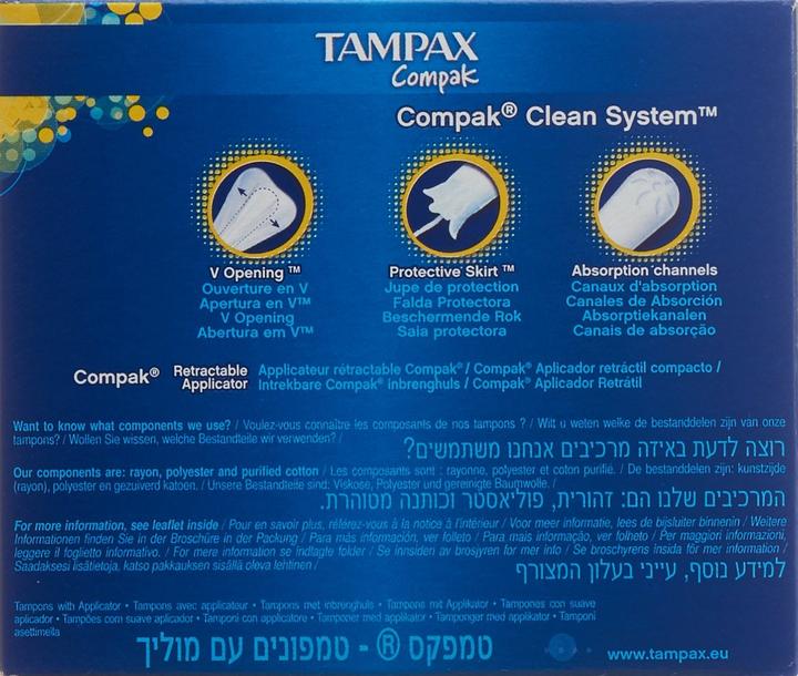Actual product image Tampax Compak (22 x, Regular)