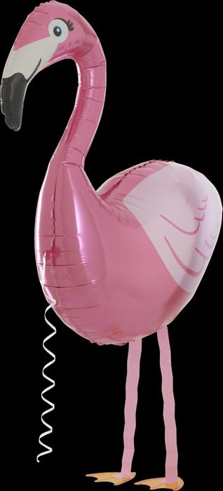 Produktbild Betallic Walker Ballon Flamingo 39 cm ohne Füllung (1 x)
