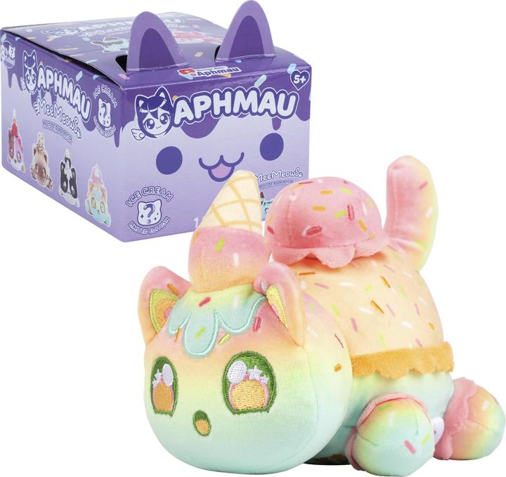 Actual product image Aphmau 6" Mystery Meemeow Plush - Ice Cream (15.24 cm)