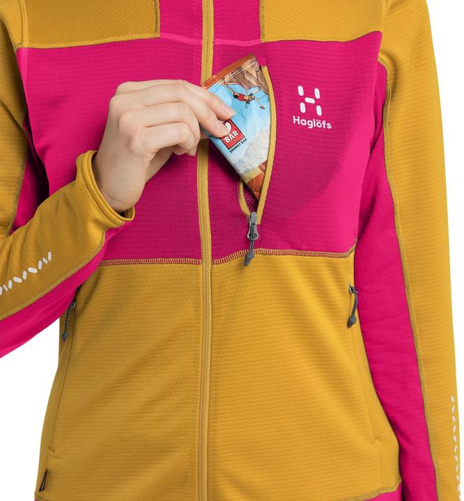 Immagine prodotto Haglöfs L.I.M Mid Fast Hood Donna Foglie d'autunno/ultra rosa (XL)