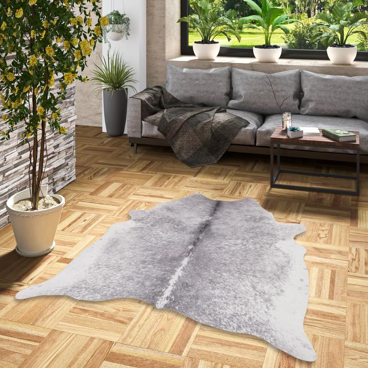 Produktbild Pergamon Kunstfaser Teppich Rinderfell (77 x 100 cm)