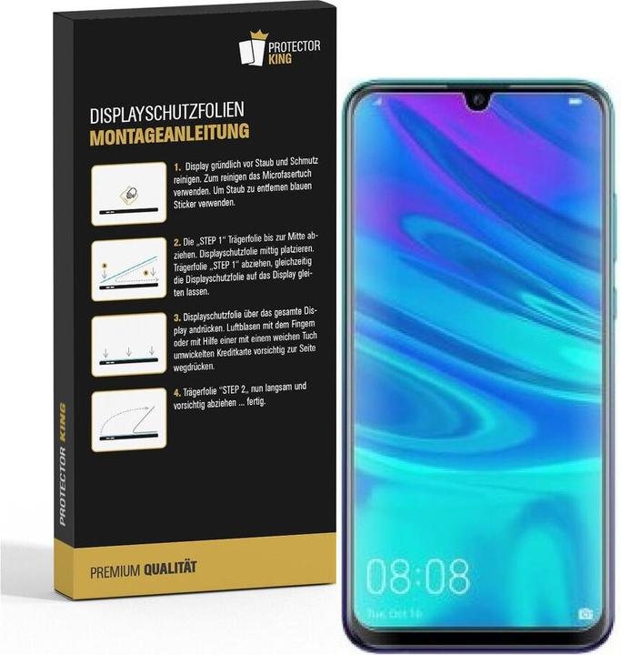 Actual product image Protectorking 3x premium screen protector 3D CLEAR (3 Piece, Huawei P Smart)