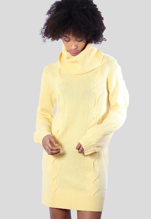 Actual product image Bellemere Dress Cashmere Turtleneck Mini-Sweater