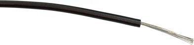 Actual product image Rs Pro Black 0.5 mm² Hook Up Wire, 16/0.2 mm, 500m (500 m)