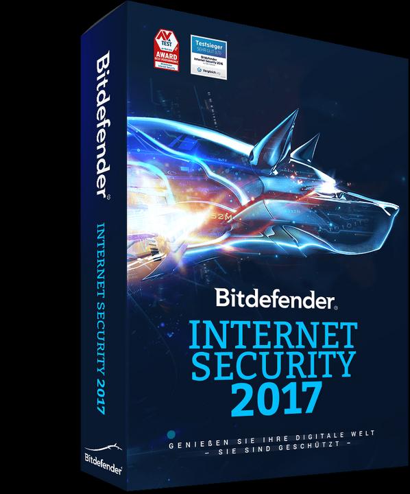 Produktbild Bitdefender Internet Security 2017 ESD (1 User, 12 Monate)