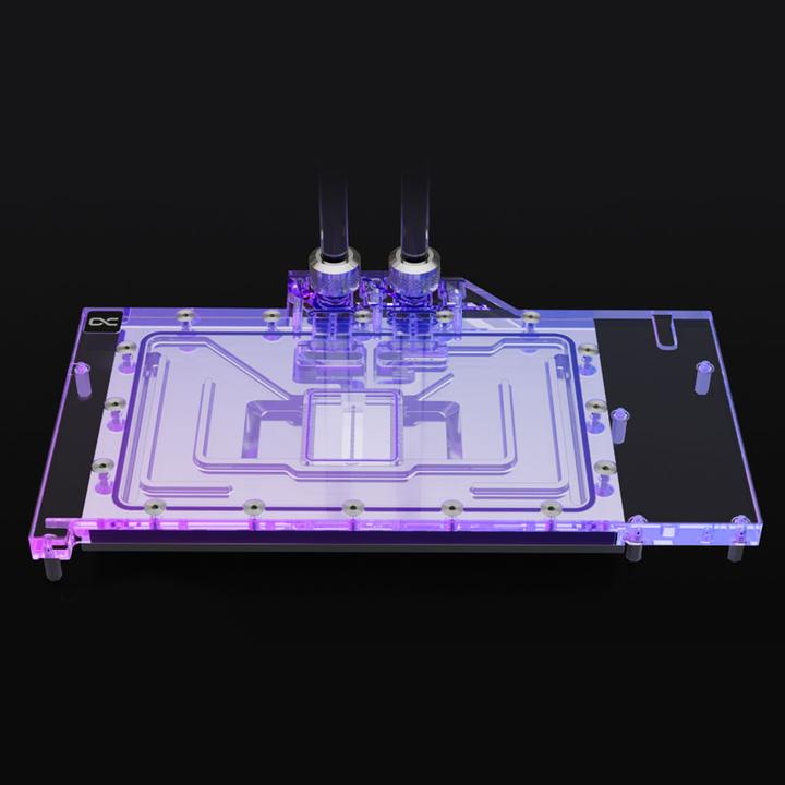 Produktbild Alphacool Eisblock Aurora Acryl RTX 4080 Suprim mit Backplate