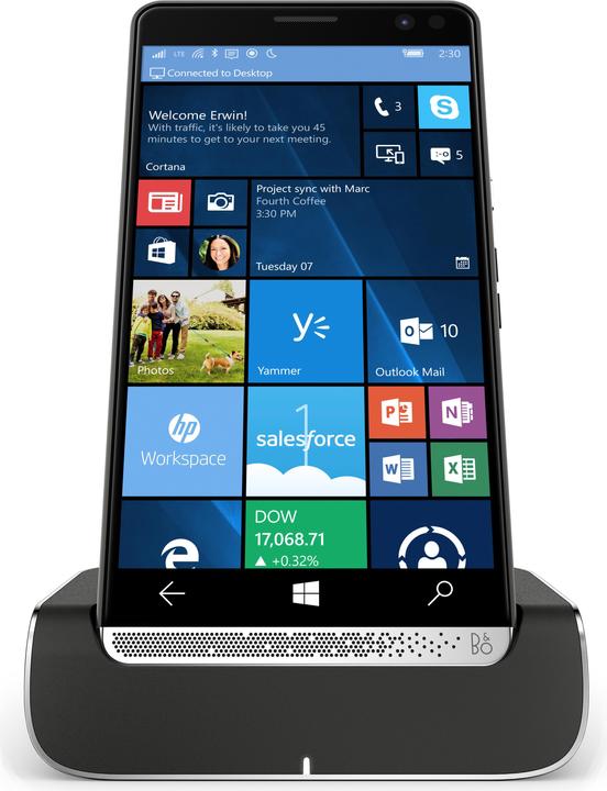 HP Elite x3 Include Desk Dock & 1MORE 1M301 Auricolare (64 GB, Nero, 5.96", Doppia SIM, 16 Mpx, 4G)