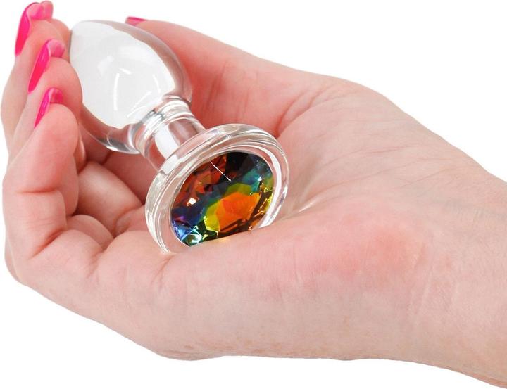 Actual product image NS Novelties Crystal Desires - Rainbow Gem - Small-(nsn-0719-41)