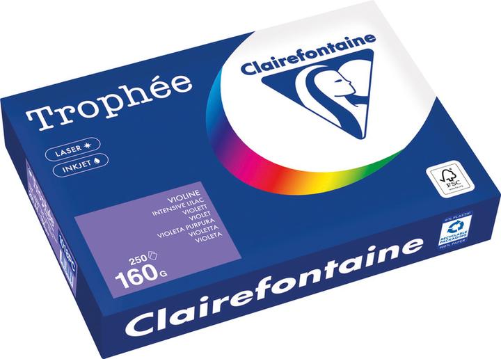 Actual product image Clairefontaine Universal paper Trophée coloured (160 g/m², 250 x, A4)