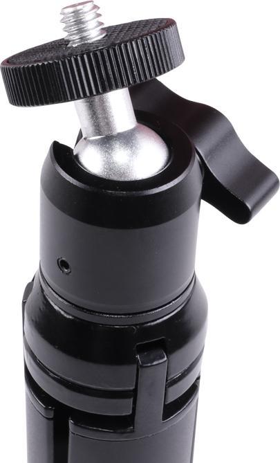 Produktbild Hurtel Tripod phone tripod with ball head - black (Metall)