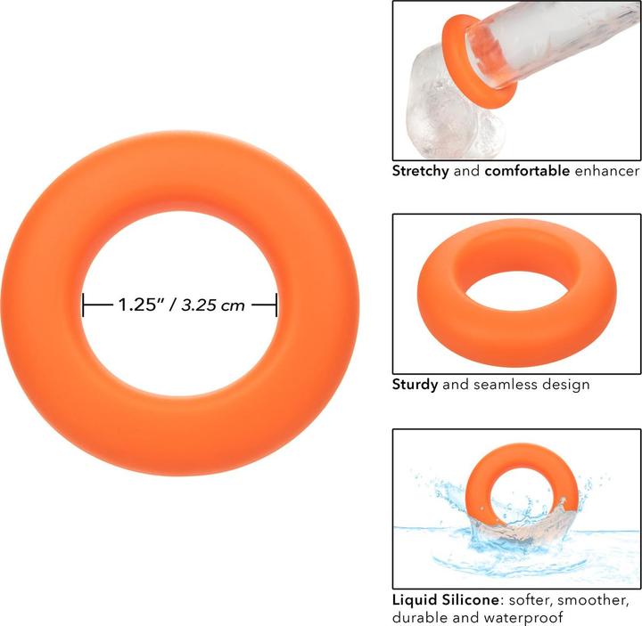 Produktbild CalExotics California Exotics - Alpha Prolong Grosser Ring Orange (3.25 cm)
