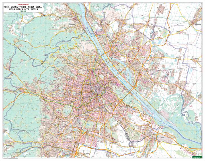 Produktbild Wien, Stadtplan 1:25.000, freytag & berndt