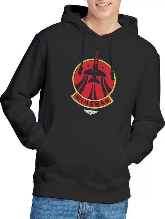 Immagine prodotto Top Gun Wingman Felpa con Cappuccio Logo Uomo (S)