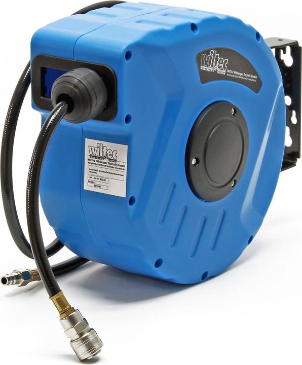 Produktbild Wiltec Druckluft Schlauchtrommel 10 + 1 m Druckluftschlauch Schlauchaufroller