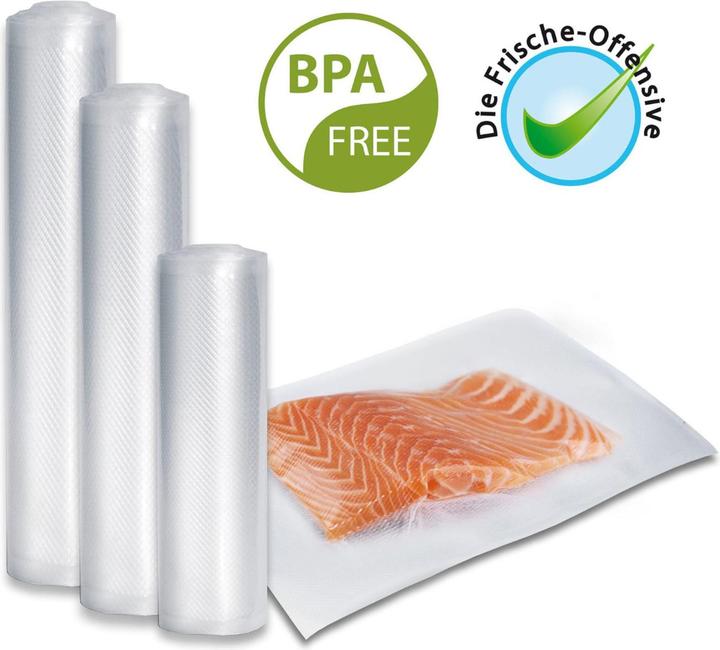 Produktbild Caso Foil set 2 for vacuuming + Sous Vide Cooking 01236 Dimensions (W x L) 30 x 40 cm, 20 x 600 cm, 28 x (1 x)