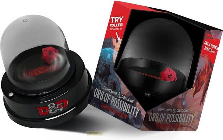 Produktbild FanRoll Dungeons & Dragons Würfelroller mit Würfel Orb of Possibility
