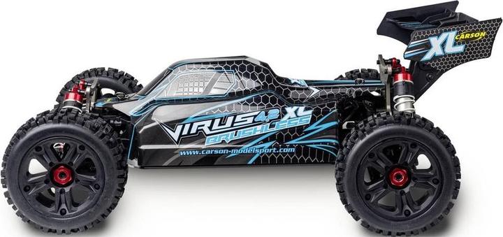 Produktbild Carson 1:8 Virus 4.2 XL 100% RTR schwarz/türkis (RTR Ready-to-Run)