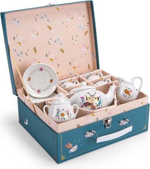 Actual product image Moulin Roty Ceramic Tea Case, Les Parisiennes