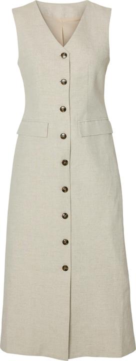 Selected Femme Ärmelloses Kleid aus Leinengemisch