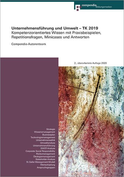 Produktbild Unternehmensführung und Umwelt - TK 2019 (Deutsch, Martin Maniera, 2020)