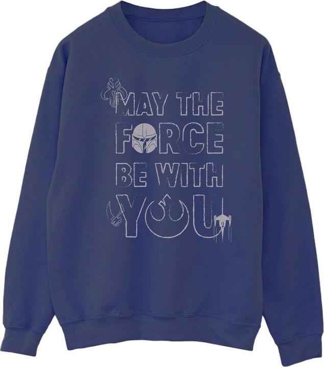 Star Wars The Mandalorian May The Force Mando Sweatshirt (S)