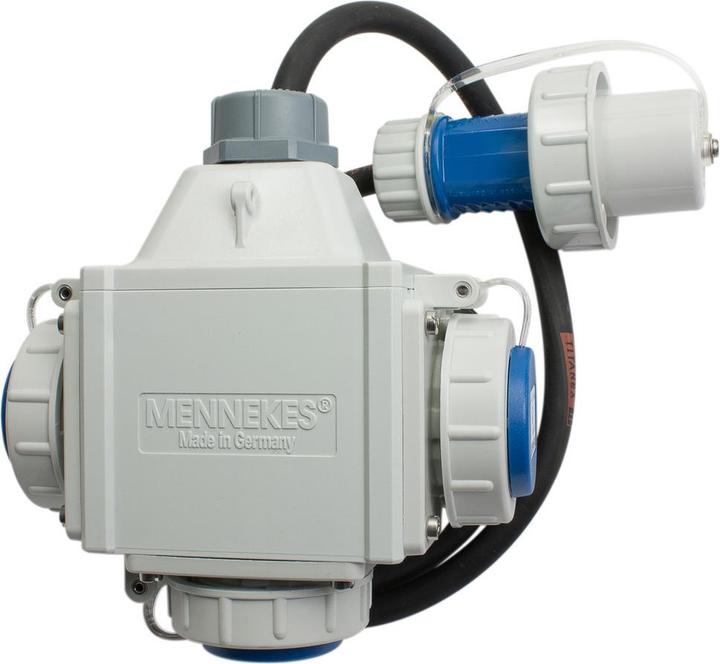 Produktbild Mennekes Dreifachverteiler Deltabox 230 V, 16 A, Compact (3 x)