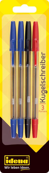 Actual product image Idena Biros 4pcs. assorted colours (4 x)