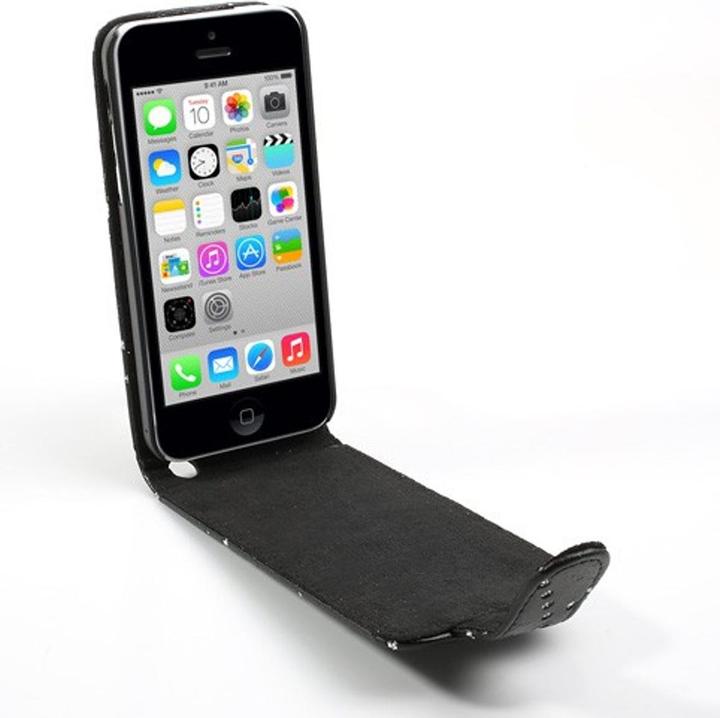Produktbild König Design Schutzhülle Handy Case für Handy Apple iPhone 5c Strass Schwarz (Apple iPhone 5c)