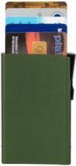 Kensington CLICKSAFE Kartenetui mit Clickbutton & RFID Schutz, silber