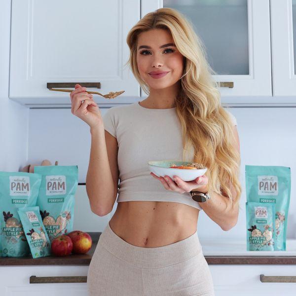 Actual product image Naturally Pam Organic Porridge Apple Pie Style (350 g)