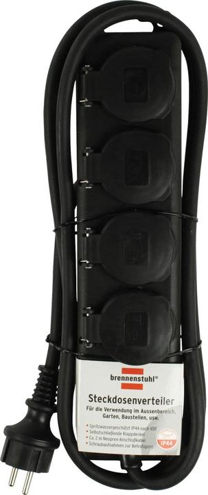 Actual product image Brennenstuhl Socket strip (4 x, CEE 7/16, 2 m)