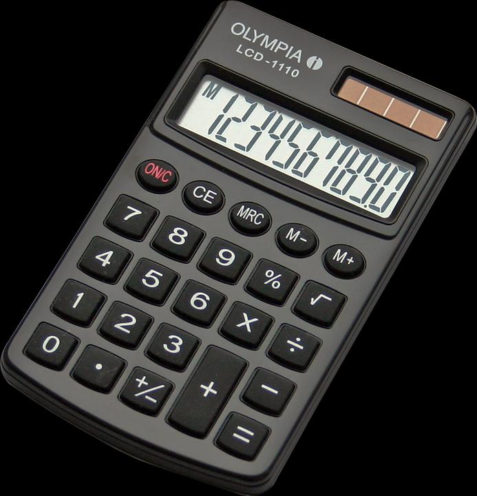 Actual product image Olympia LCD 1110 (Batteries, Solar cells)