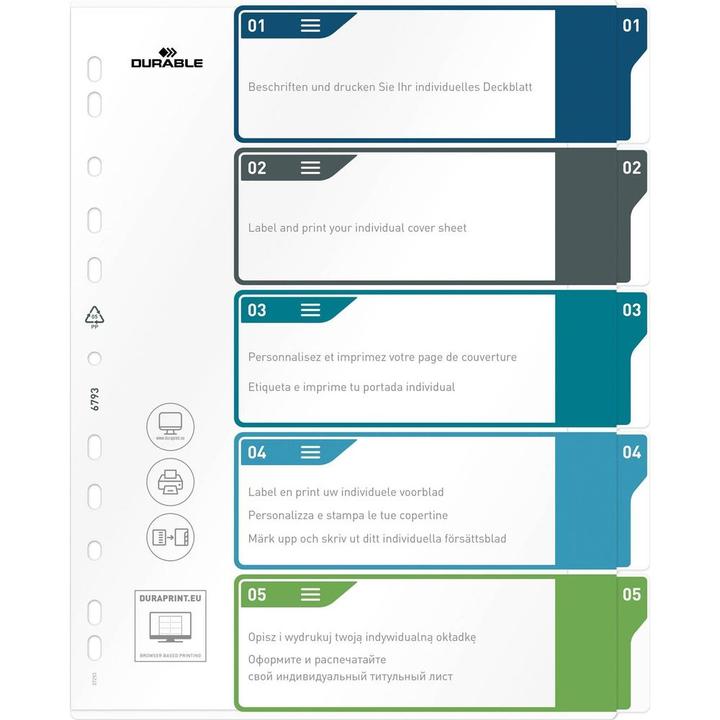 Energie-Label Durable Register