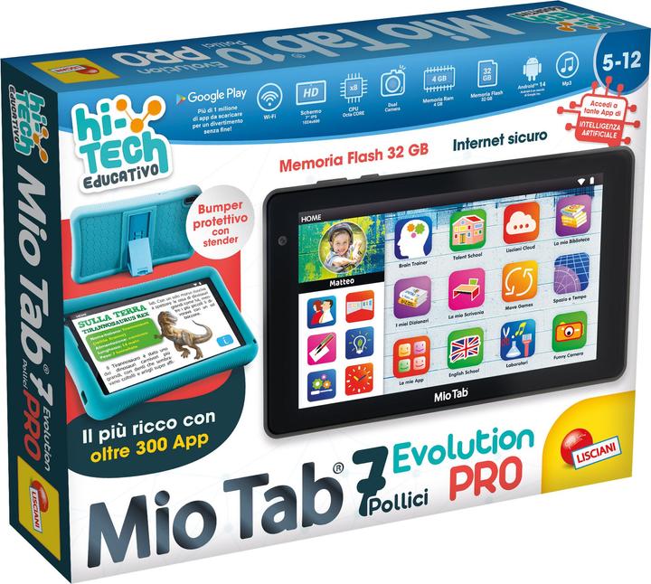 Actual product image Lisciani Hi Tech Educational My Tab 7" Evolution Pro