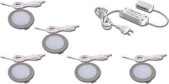 Actual product image Hera Set of 5 recessed LED lights